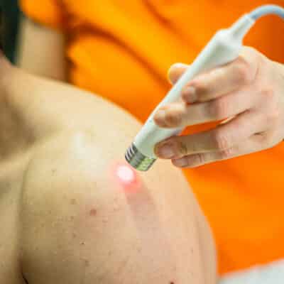 Lasertherapie am Patienten