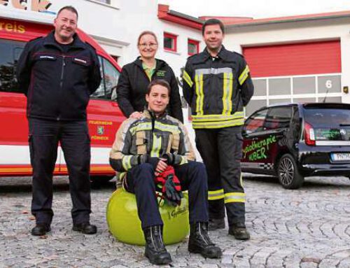Dankeschön-Massagen für die Feuerwehr Pößneck